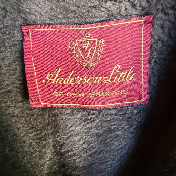 Anderson Little Corduroy Coat – Alpaca Shawl Collar – Size 42 – Made in USA - Picture 4 of 6